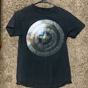 Captain America rustic shield tee